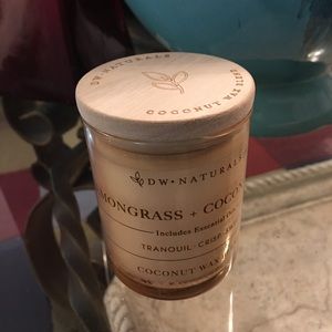 DW Naturals Lemongrass & Coconut Milk Candle Jar